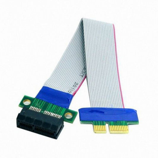 CY PCI-E Express 1X Slot Riser Card Extender Extension Ribbon Flex Relocate Cable 20cm EP-051