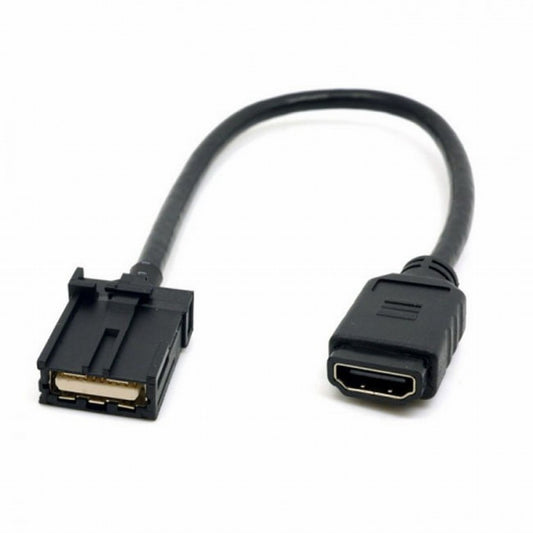 CY High Speed HDMI 1.4 Type E Male to Type A Female Video Audio Cable 0.3m Automotive Connection System Grade Connector HD-102