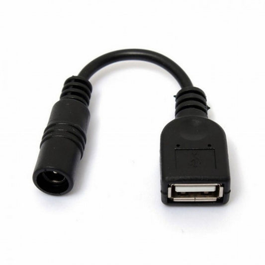 CY 5V USB Female to DC Power Jack 5.5 2.1mm Charge Adpter Cable for Cell Phone Tablet PW-045