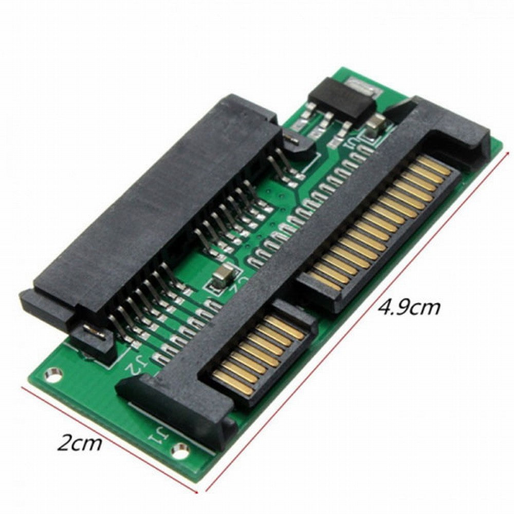 CY 1.8" Micro SATA SSD HDD Hard Disk Drive to 2.5" SATA Laptop Notebook Adapter PCB SA-076