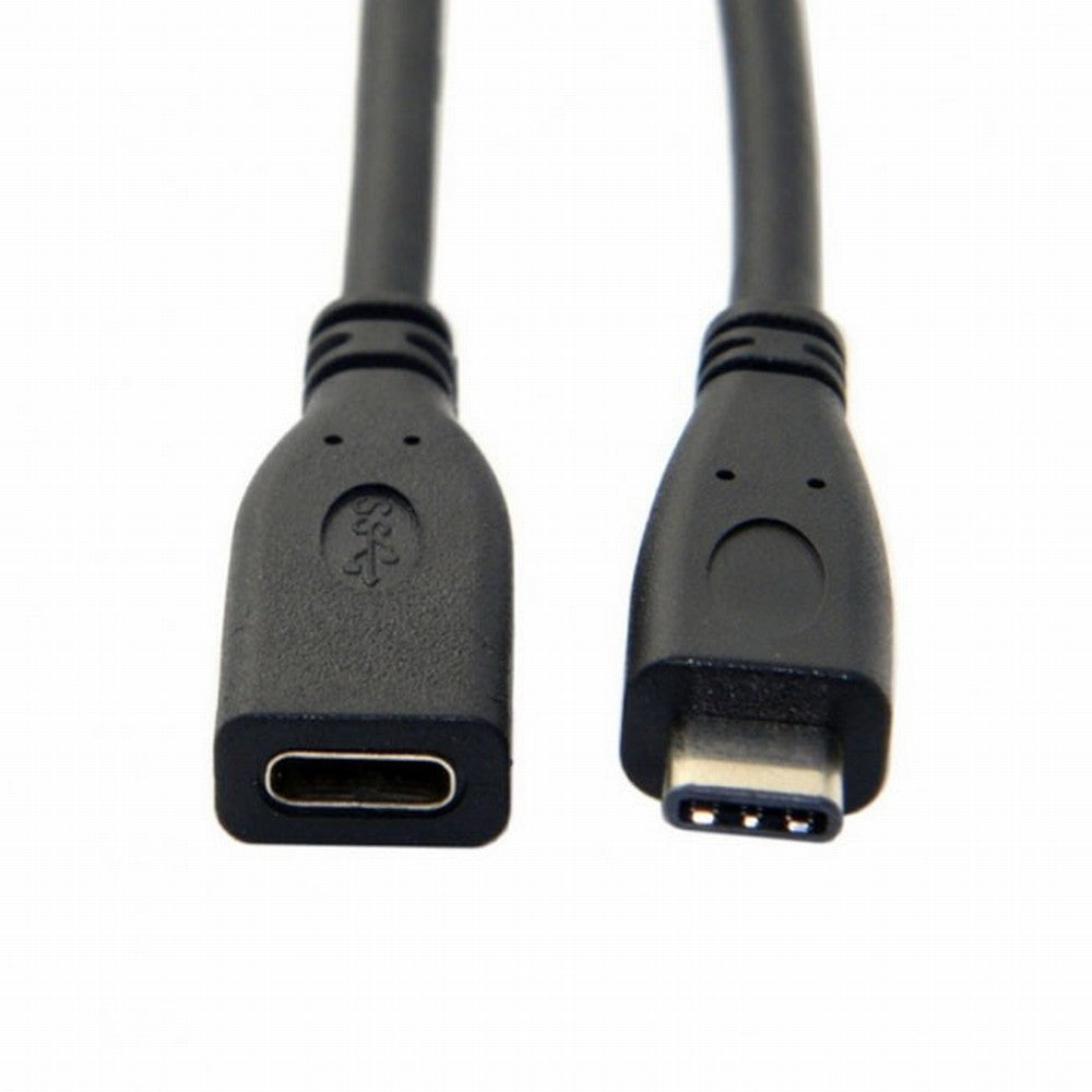 CY USB-C USB 3.1 Type C Male to Female Extension Data Cable for Laptop Macbook Tablet Mobile Phone 2m UC-218-BK-2.0M