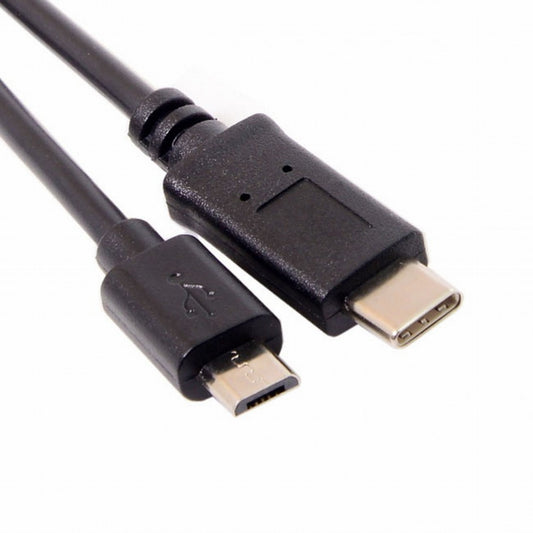 CY Reversible Design USB 3.0 3.1 Type C Male Connector to Micro USB 2.0 Male Data Cable for Laptop Phone UC-203