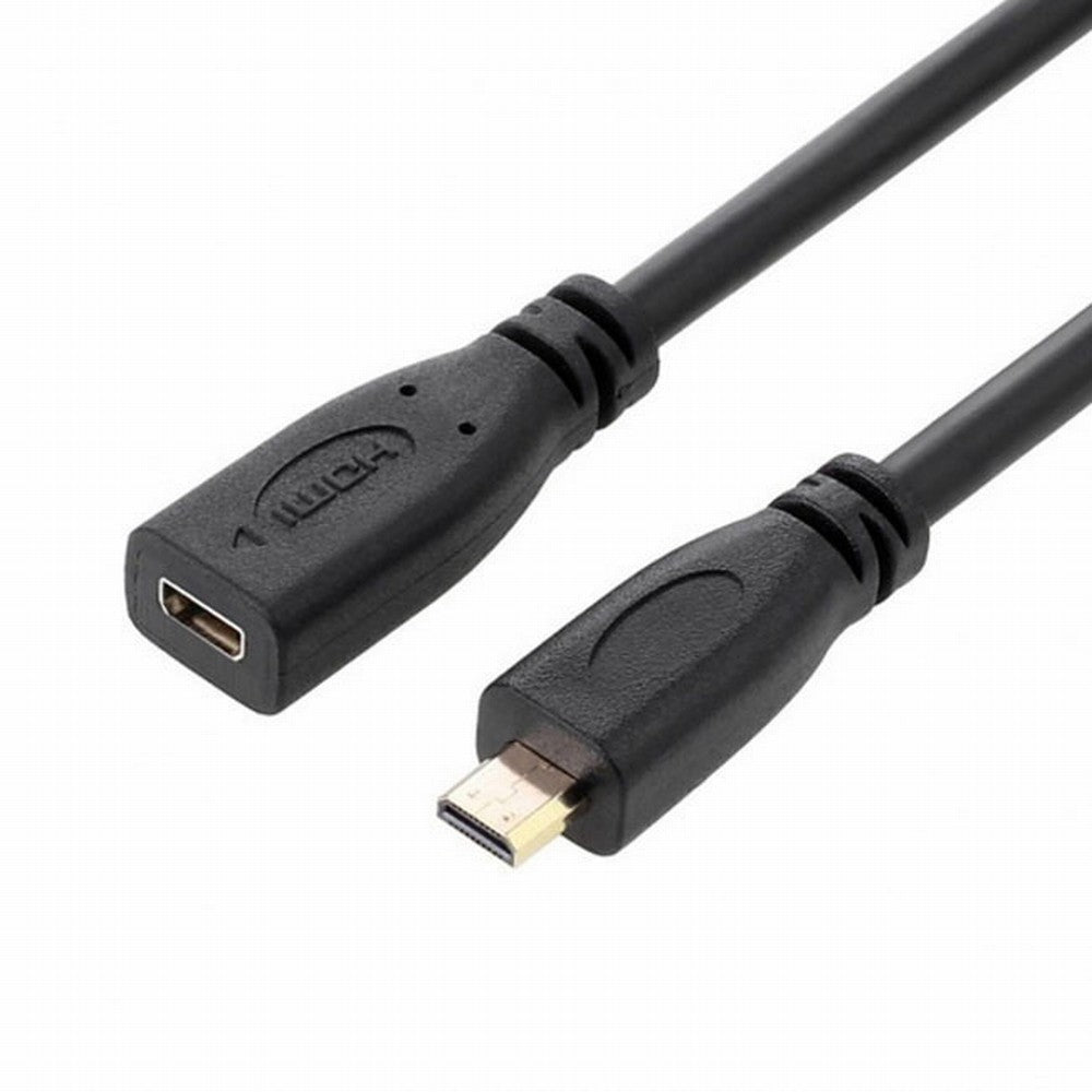 CY HDMI 1.4 D Type Micro HDMI Male to Micro HDMI Female M/F Extension Cable 30cm HD-089