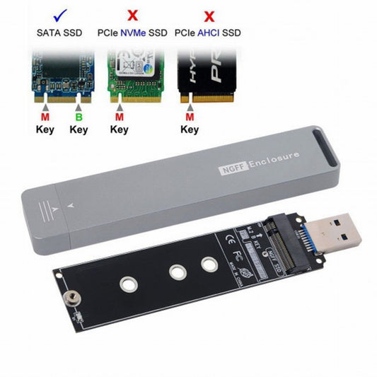 CY B/M-key NGFF M2 SSD to USB 3.0 External PCBA Conveter Adapter Card Flash Disk Type U3-037