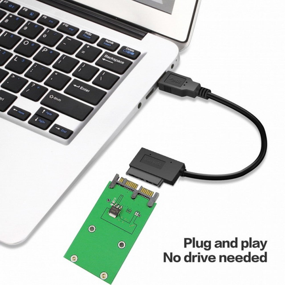 CY USB 3.0 to mSATA 50Pin SSD 1.8" Micro SATA 7+9 16pin Adapter Add on Cards PCBA SA-119+U3-068