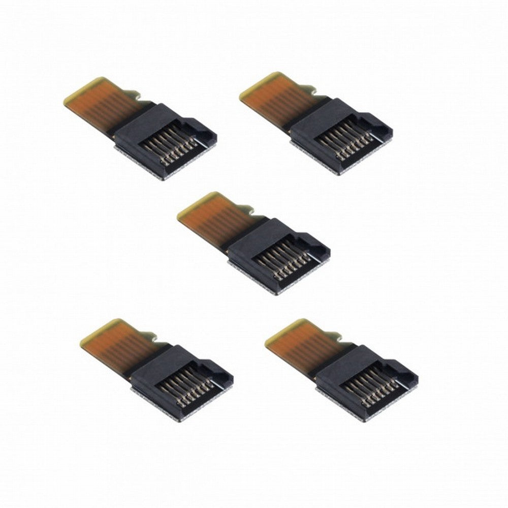 CY 5pcs/lot Micro SD TF Memory Card Kit Male to Female Extension Adapter Extender Test Tools PCBA Reader for Car GPS Phone EP-033-BK-5PCS