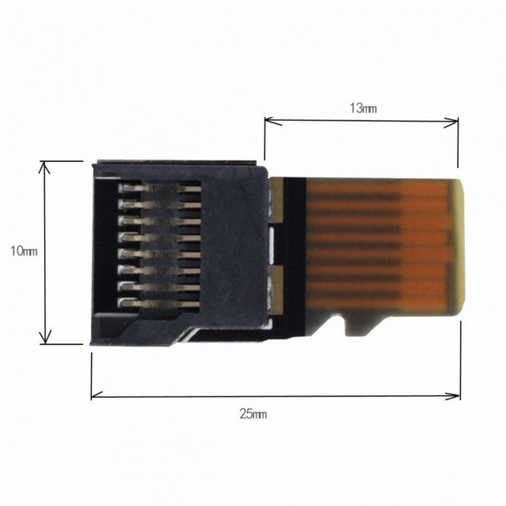 CY 5pcs/lot Micro SD TF Memory Card Kit Male to Female Extension Adapter Extender Test Tools PCBA Reader for Car GPS Phone EP-033-BK-5PCS