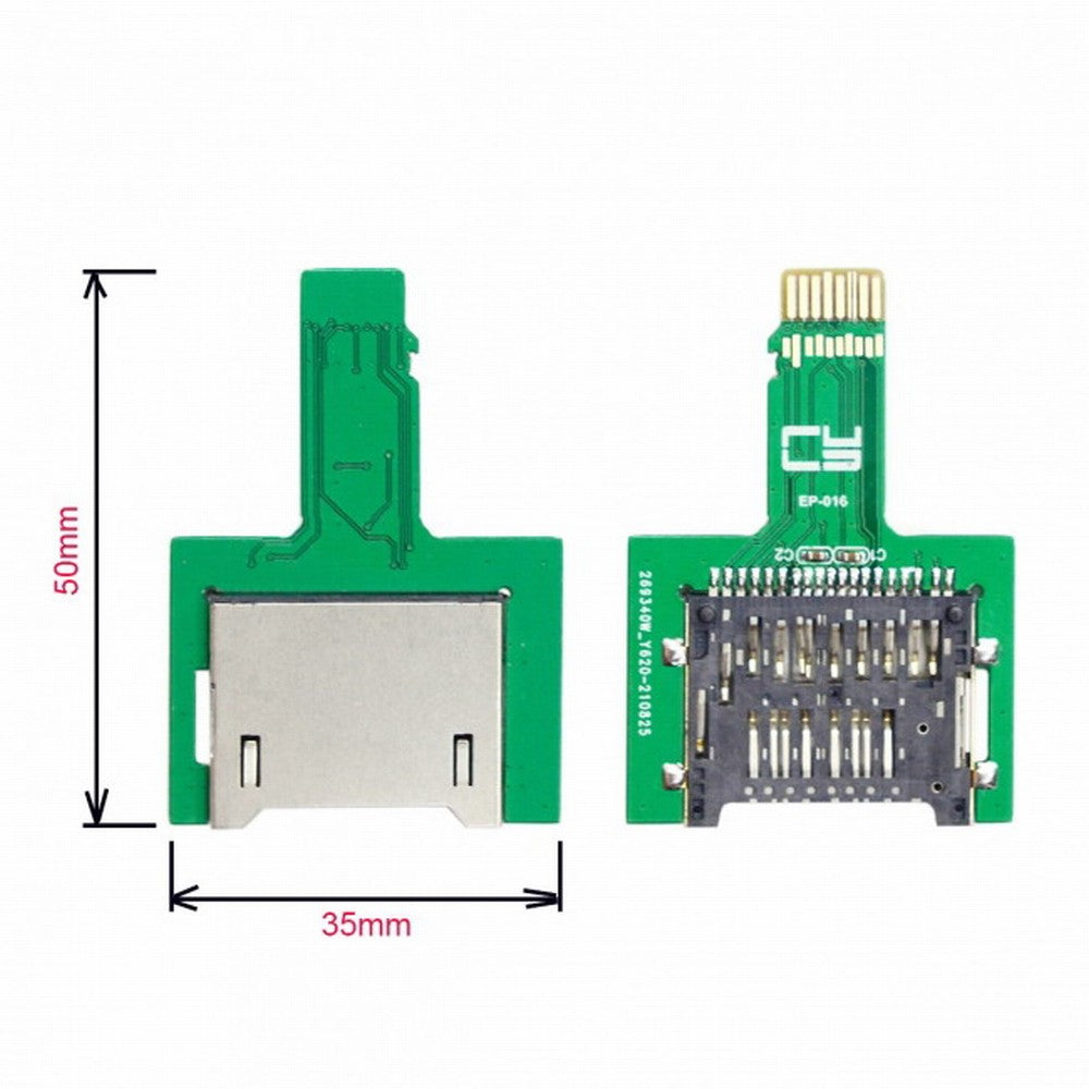 CY TF Micro SD Male Extender to SD Card Female Extension Adapter PCBA SD/SDHC/SDXC UHS-III UHS-3 UHS-2 EP-016