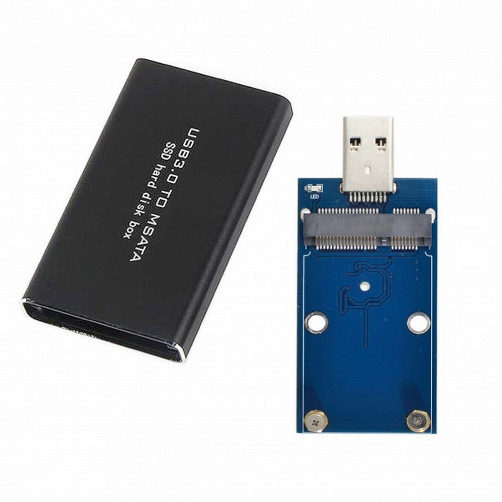 CY Mini PCI-E mSATA to USB 3.0 External SSD PCBA Conveter Adapter Pen Driver Card with Case U3-034