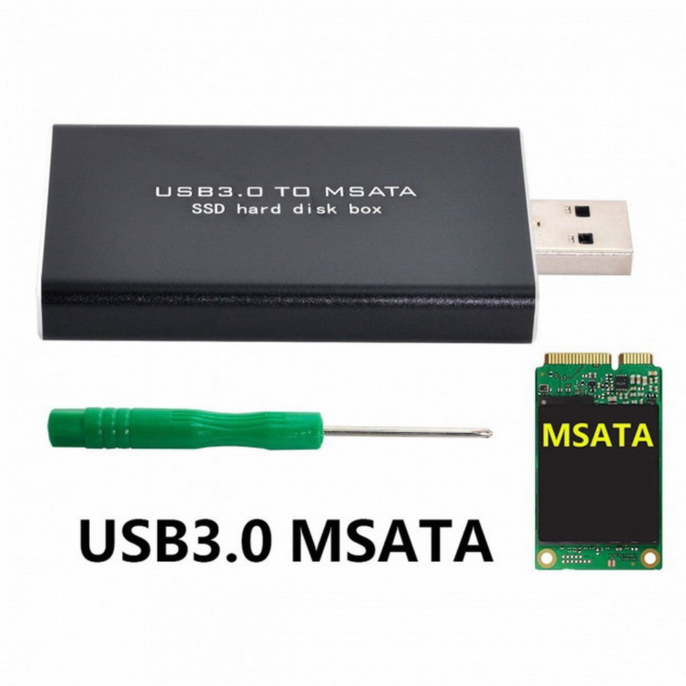 CY Mini PCI-E mSATA to USB 3.0 External SSD PCBA Conveter Adapter Pen Driver Card with Case U3-034