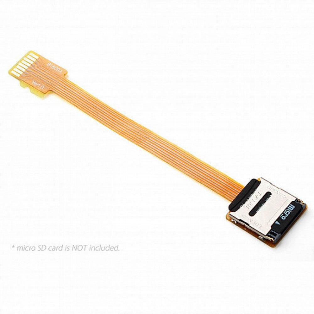 CY Micro SD TF Memory Card Kit Male to Female Extension Soft Flat FPC Cable Extender 10cm EP-077