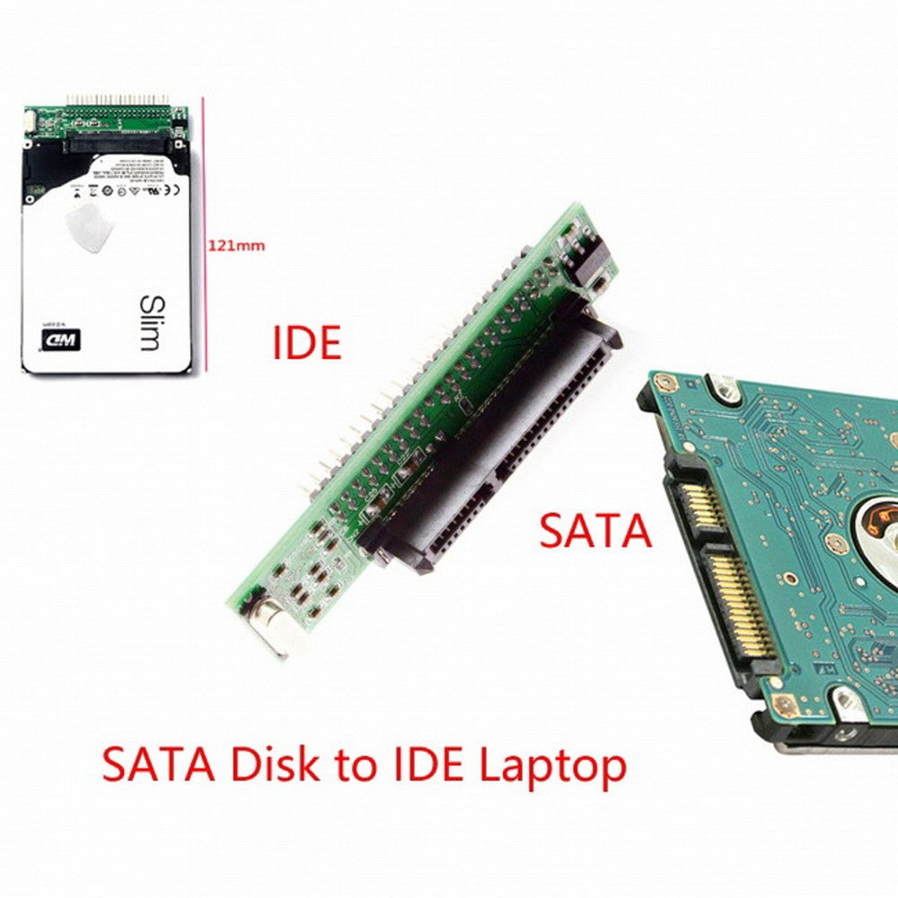 CY SATA Female to IDE 44Pin Converter Adapter PCBA for Laptop 2.5" Hard Disk Drive EP-045