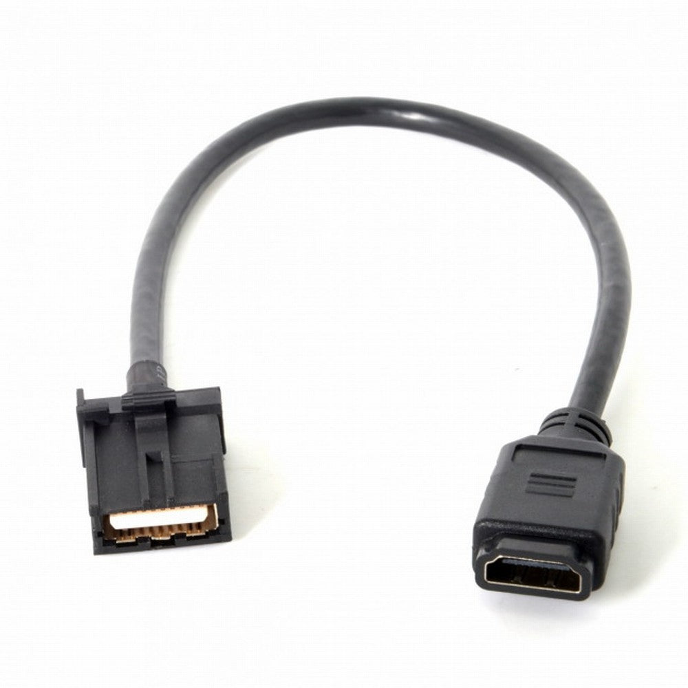 CY High Speed HDMI 1.4 Type E Male to Type A Female Video Audio Cable 0.3m Automotive Connection System Grade Connector HD-102