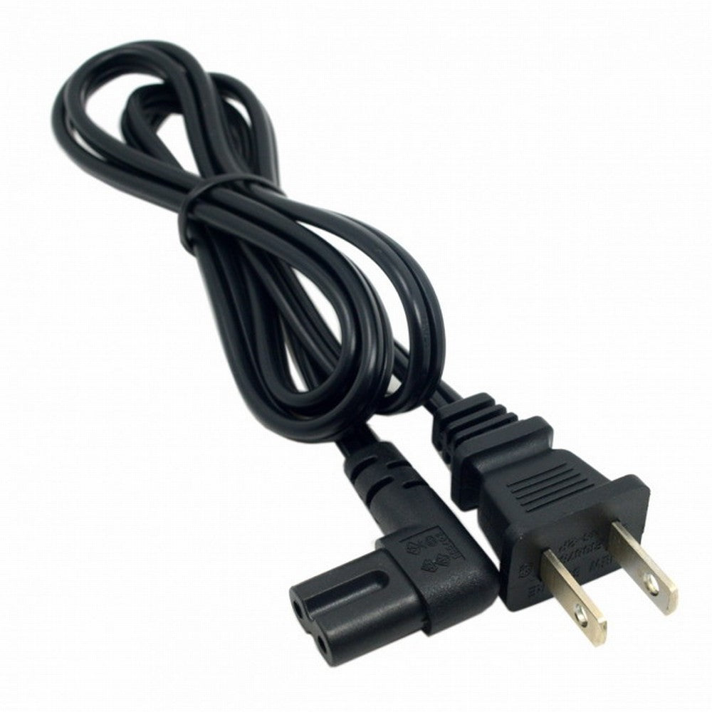 CY USA 2pin Male to 90 Degree Right Angled IEC 320 C7 Power Supply Cord cable 1M PW-039