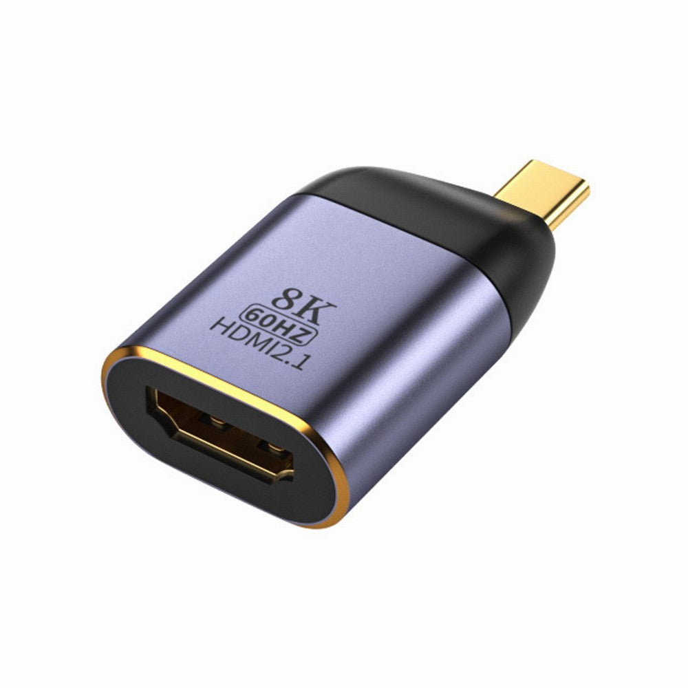 CY USB4 USB-C Type-C Source to Female HDMI 2.1 Display 8K 60HZ UHD 4K HDMI Male Monitor Adapter UC-220-H8K