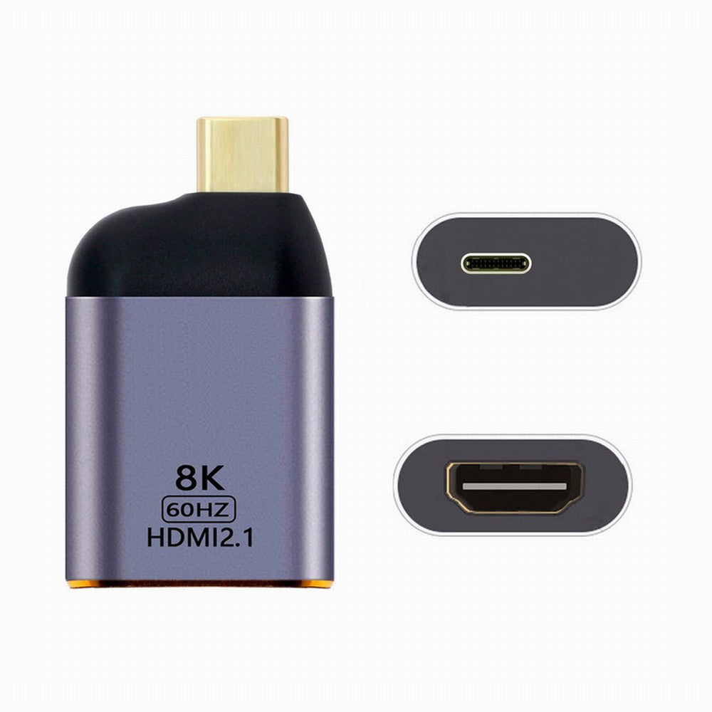 CY USB4 USB-C Type-C Source to Female HDMI 2.1 Display 8K 60HZ UHD 4K HDMI Male Monitor Adapter UC-220-H8K