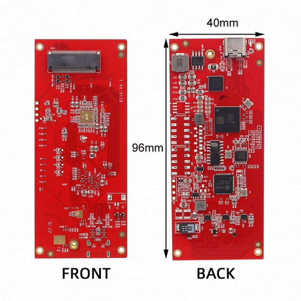 CY Type-C USB4 40Gbps to PCI-E SSD Nvme NGFF M-key Convert Card Cable USB-C 10Gbps JHL7440 JMS583 UC-116-OD