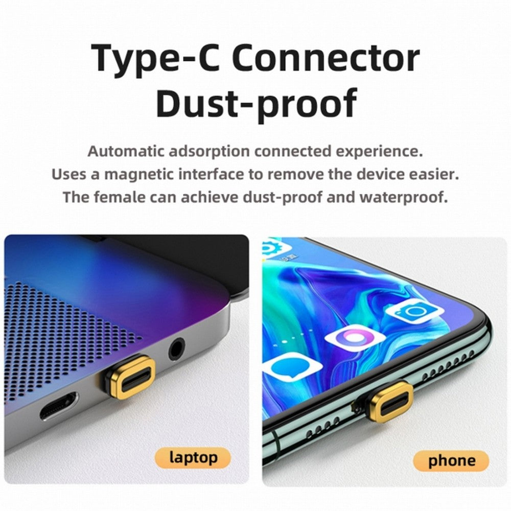 CY Magnetic Connector USB4 Cable 20Gbps Male to Male with 100W Charging and 8K@60Hz 5K@60Hz USB4.0 UC-034-BK-2.0M