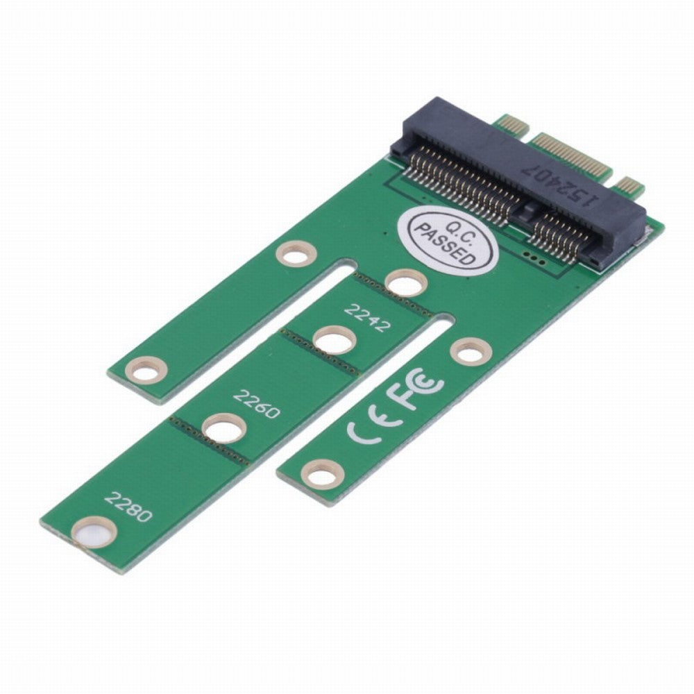 CY M.2 NGFF PCI-E 2 LANE Golden Finger Pin to 50mm Mini-PCIE mSATA 18+8 SSD Hard Disk PCBA SA-067