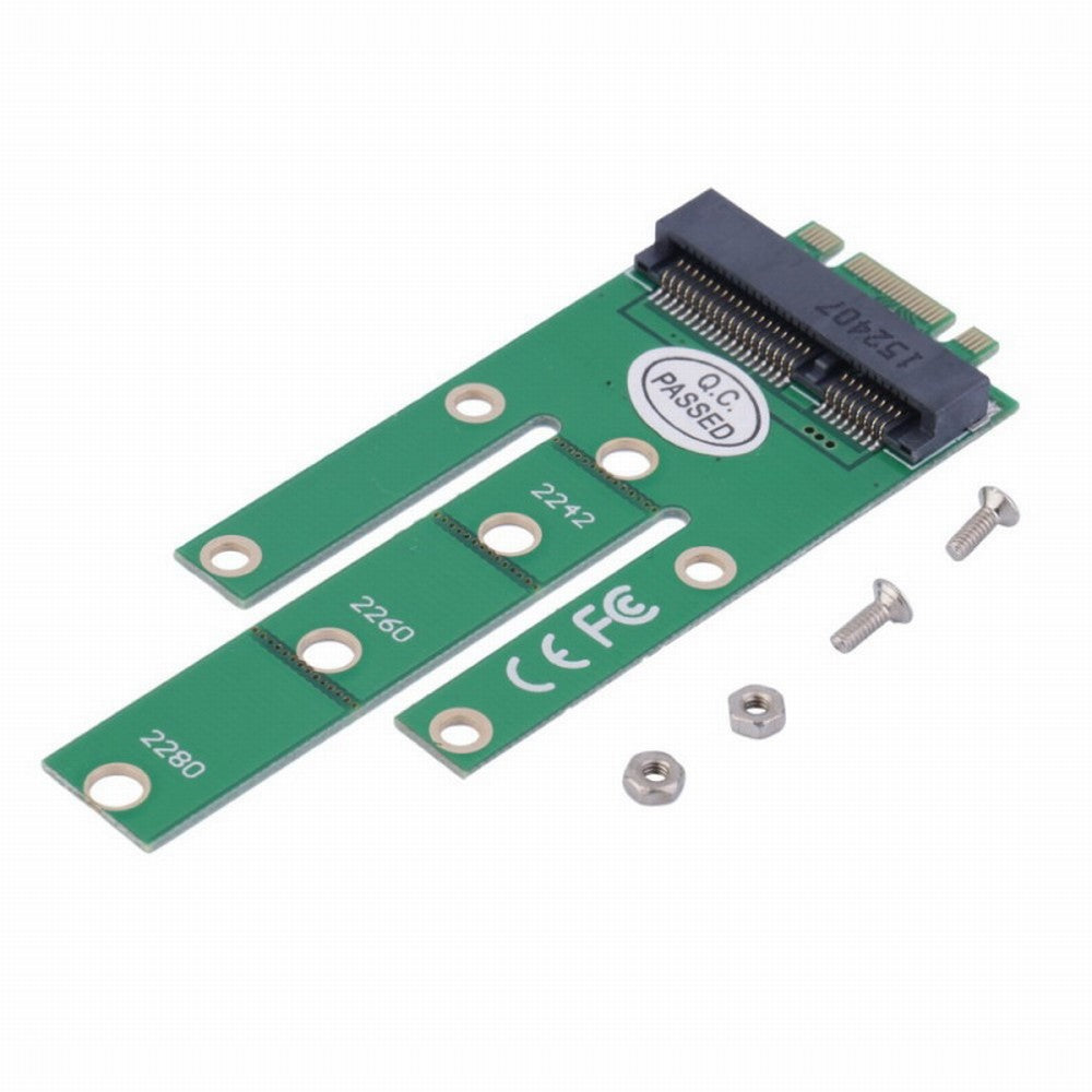 CY M.2 NGFF PCI-E 2 LANE Golden Finger Pin to 50mm Mini-PCIE mSATA 18+8 SSD Hard Disk PCBA SA-067