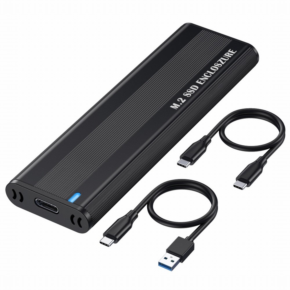 CY USB 3.0 USB-C Type-C to NVME M-key M.2 NGFF SATA SSD External PCBA Case Enclosure RTL9210B Chipset UC-145