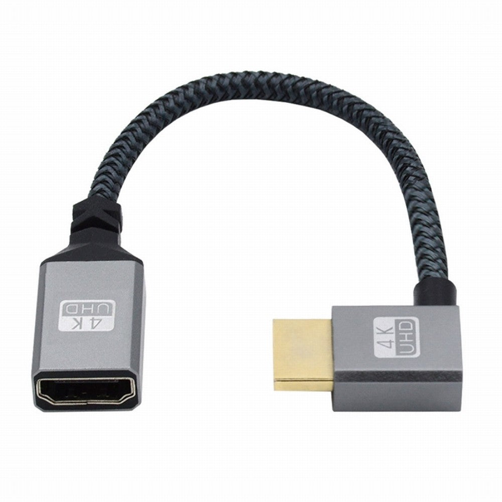 CY HDMI 1.4 Type A Male to A Female Extension Cable Right Angled 90 Degree Support HDTV 4K 60hz 3D HD-061-RI