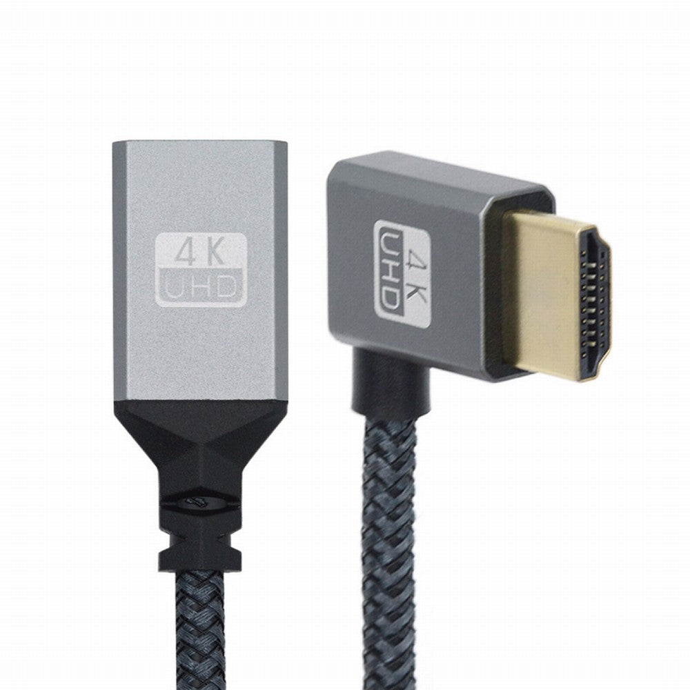 CY HDMI 1.4 Type A Male to A Female Extension Cable Right Angled 90 Degree Support HDTV 4K 60hz 3D HD-061-RI