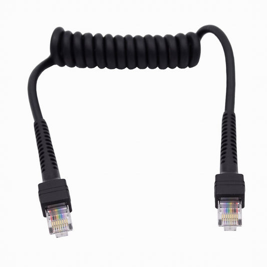 CY RJ45 Cat6 8P8C UTP Male to Male Stretch Coiled Cable Lan Ethernet Network Patch Cord 100cm UT-019