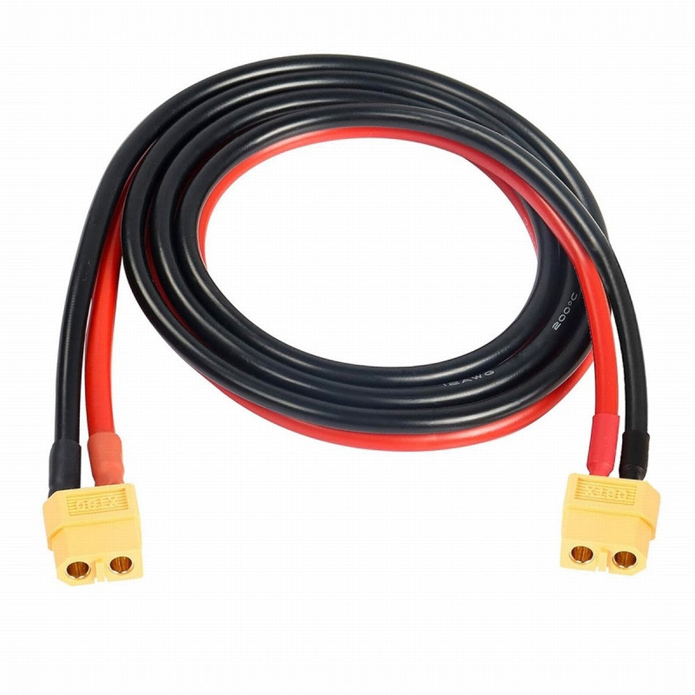 CY XT60 Female to Female 12AWG Extension Cable Connector for RC Battery Portable Power Station Solar Panel PW-052-FF