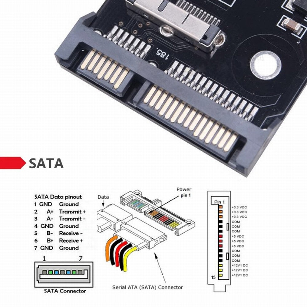 CY PCBA 12+6pin SSD HDD to SATA 22Pin Hard Disk Cartridge Drive for Apple 2010 2011 Macbook Air A1369 A1370 SSD SA-071