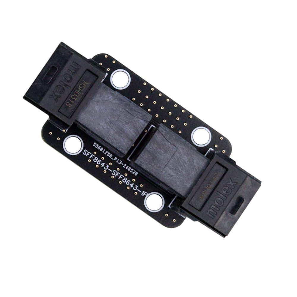 CY PCI-Express 4.0 Mini SAS HD SFF-8643 Female to SFF-8643 Female PCBA Coupler Adapter Extender