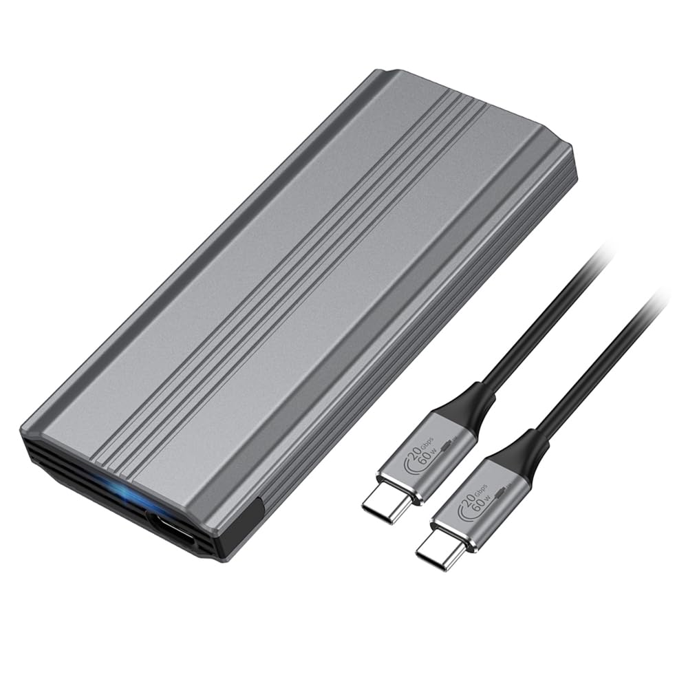 CY Type-C USB3.2 USB4 20Gbps to M-key M.2 NGFF NVME SATA SSD PCBA Enclosure 2280/2242/2260mm RTL9220