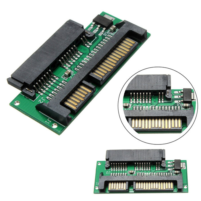 CY 1.8" Micro SATA SSD HDD Hard Disk Drive to 2.5" SATA Laptop Notebook Adapter PCB SA-076