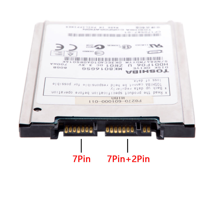 CY 1.8" Micro SATA SSD HDD Hard Disk Drive to 2.5" SATA Laptop Notebook Adapter PCB SA-076